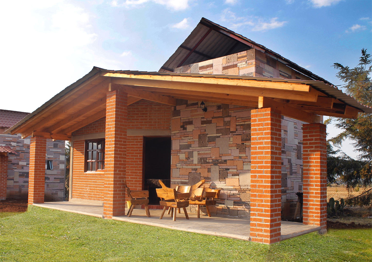 Cabañas Cuatro Caminos - Cabaña en Huasca